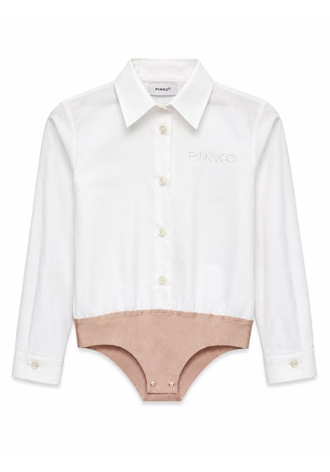 Camicia con logo PINKO KIDS | KFCA043 0 CA027B000